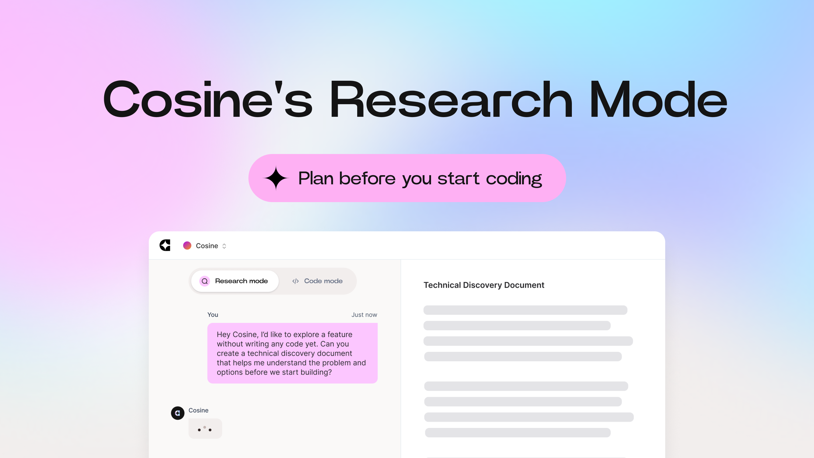 Research Mode: Plan Before You Code cover image